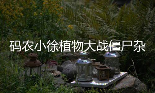 码农小徐植物大战僵尸杂交版