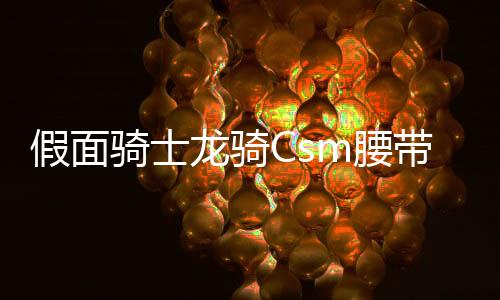 假面骑士龙骑Csm腰带豪华版模拟器