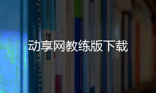 动享网教练版下载