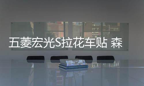 五菱宏光S拉花车贴 森雅M80荣光面包车拉花 宏光车身腰线贴