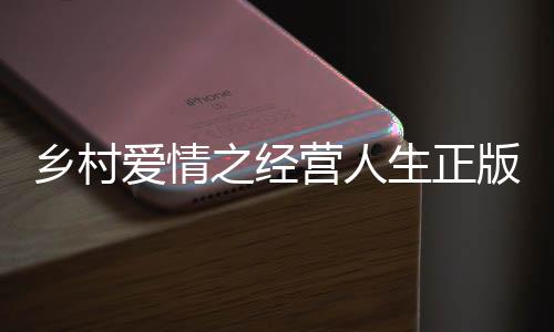 乡村爱情之经营人生正版