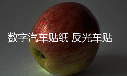 数字汽车贴纸 反光车贴 侧门贴车身贴改装 个性定制数字可改