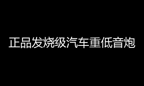 正品发烧级汽车重低音炮功放板10寸12寸大功率1000W车载音响主板