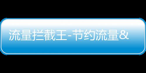 流量拦截王-节约流量&实用应用&微博分享