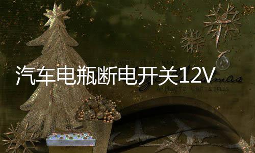 汽车电瓶断电开关12V防亏电漏电保护器智能蓝牙遥控纯铜实时监控