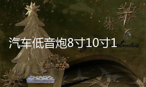 汽车低音炮8寸10寸12寸有源空箱木箱试音箱车载有源试音箱低音箱