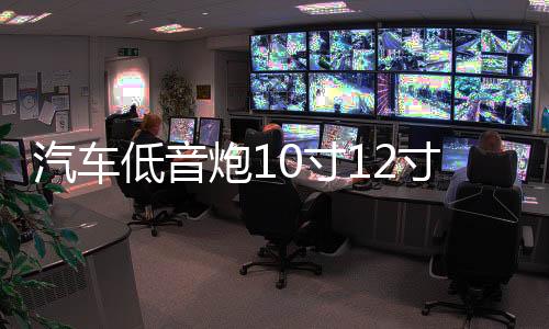 汽车低音炮10寸12寸重低音车载有源空箱木箱体试音箱功放板可家用