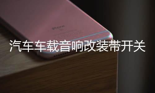汽车车载音响改装带开关自动保险丝座电源保护自动恢复断路保险管