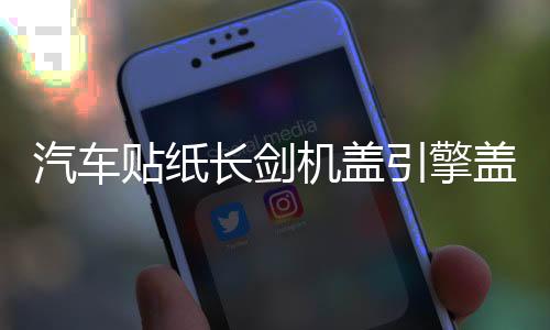 汽车贴纸长剑机盖引擎盖头盖后挡风玻璃个性装饰车贴遮挡划痕拉花