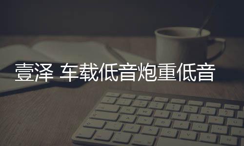 壹泽 车载低音炮重低音改装大功率10寸有源汽车超薄座椅音响专用