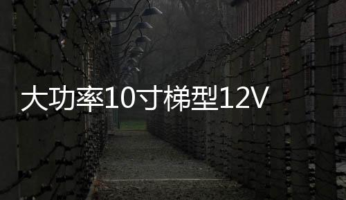 大功率10寸梯型12V24V改装汽车载有源低音炮220V插卡蓝牙音响音箱
