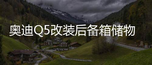 奥迪Q5改装后备箱储物盒汽车载尾箱置物收纳q5Q3Q2L装饰升级配件