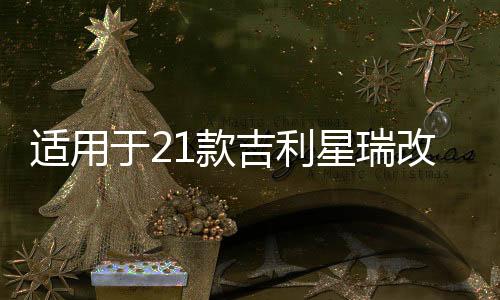 适用于21款吉利星瑞改装LED炫酷流光日行灯前雾灯加装日间行车灯