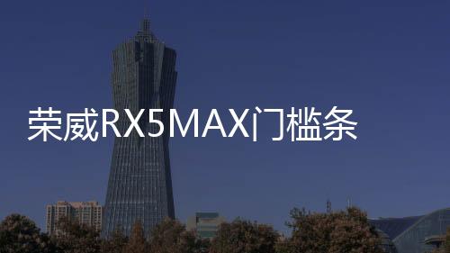 荣威RX5MAX门槛条改装配件专用迎宾踏板内饰装饰汽车用品防踩贴条