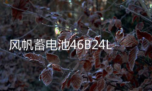 风帆蓄电池46B24L适用于威驰逍客骐达雅阁CRV思域12V45AH汽车电瓶
